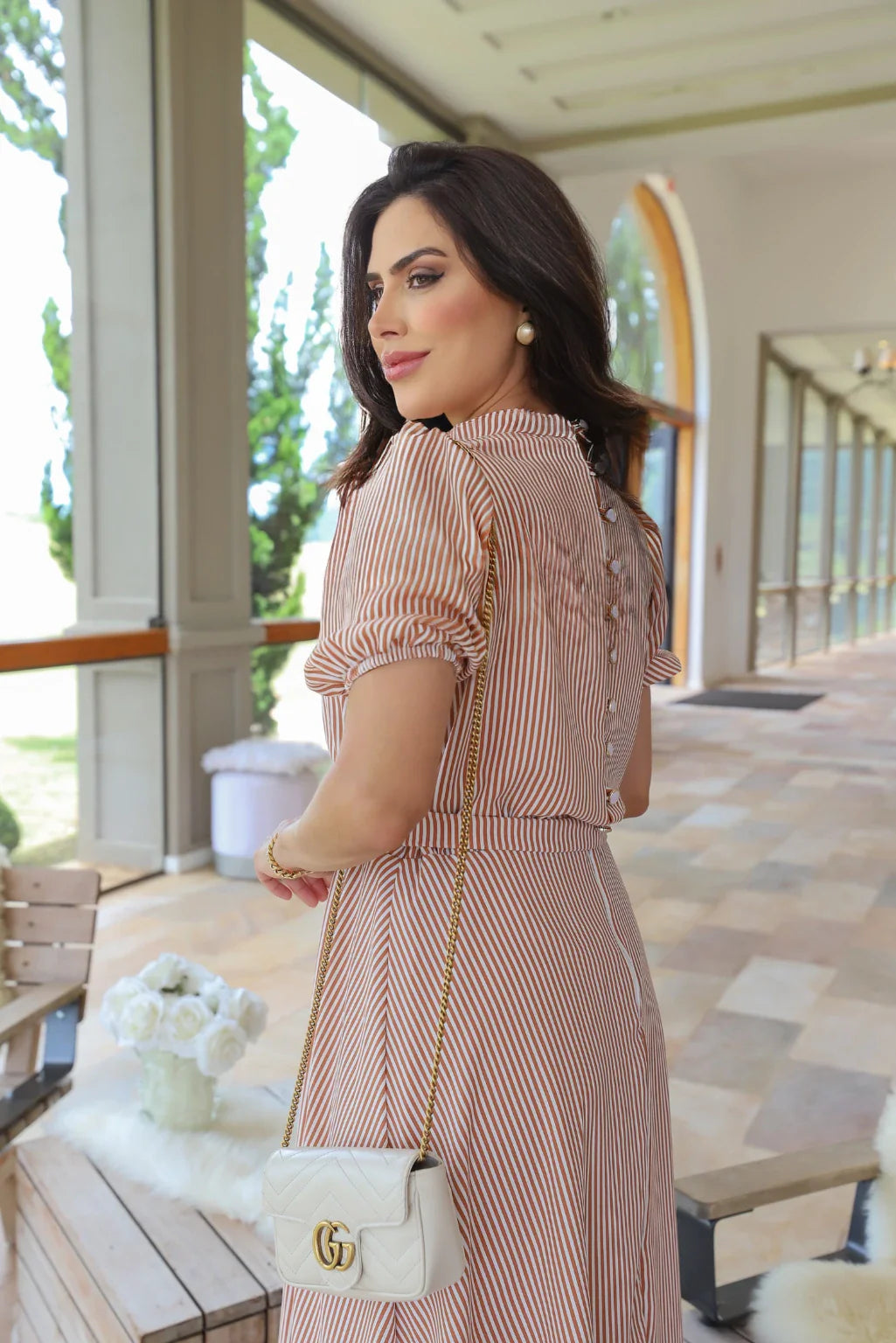 Vestido Listrado Giovanna