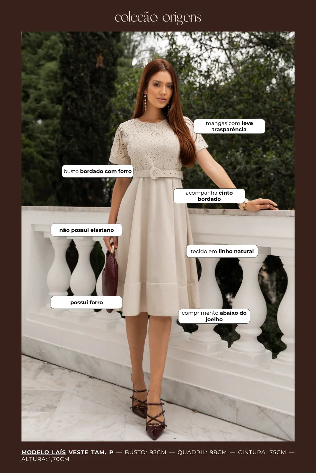 Vestido Linho Sarita