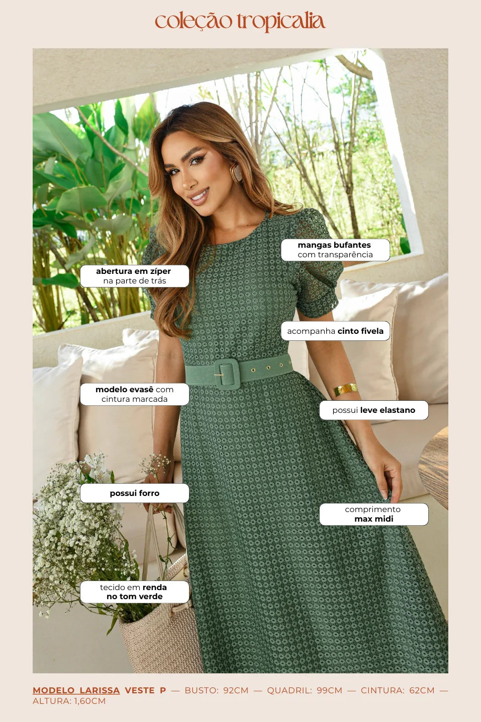 Vestido Rendado Rafaela