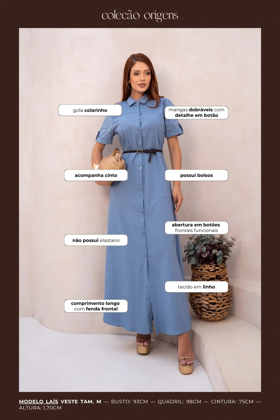 Vestido Chemise Kesia