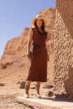 Conjunto Risca de Giz Marrom