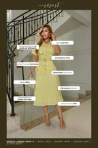 Conjunto Plissado Angélica