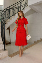 Conjunto Plissado Angélica