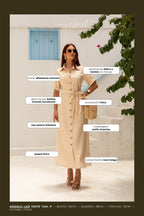 Vestido Botões Jasmim