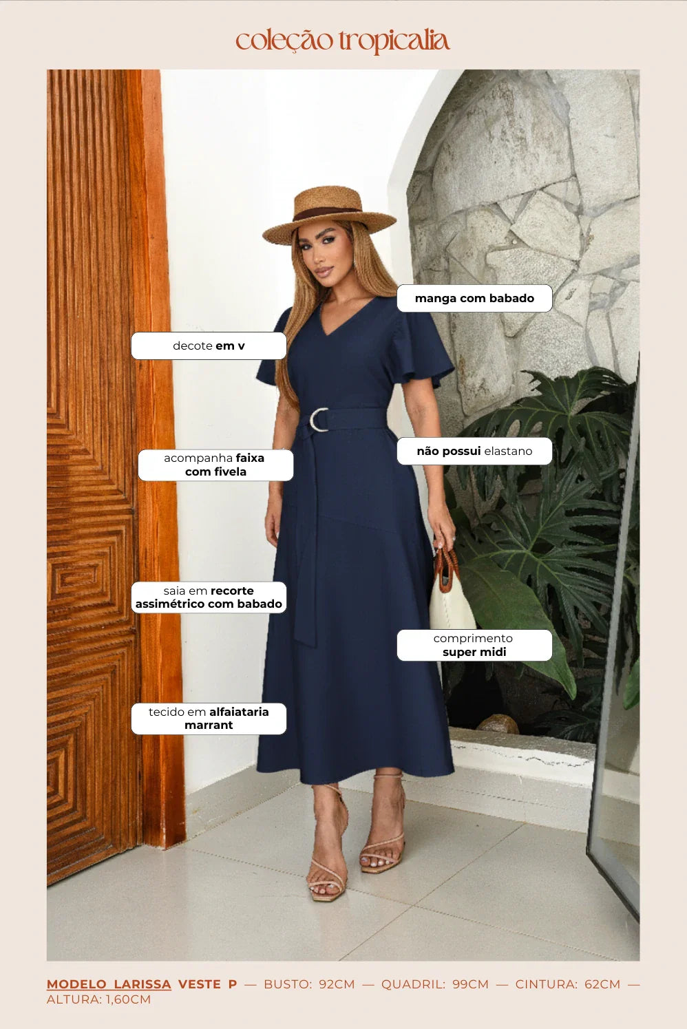 Vestido Babados Larissa