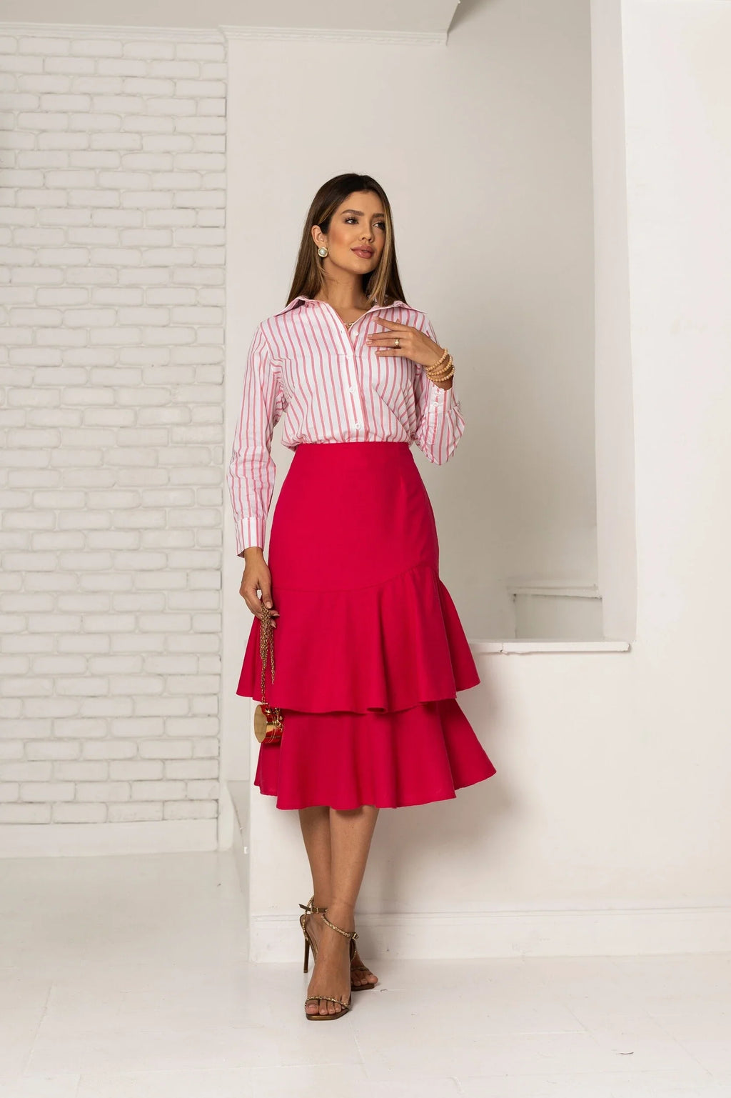 Saia Babados Nathália