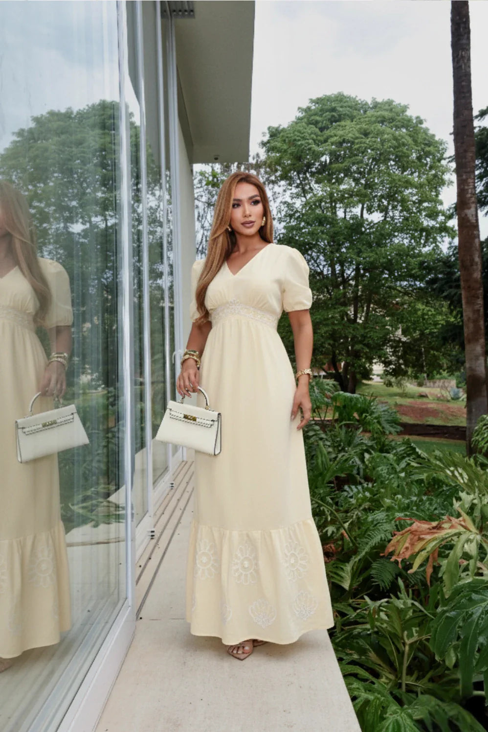 Vestido Bordado Fiorella