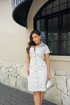 Vestido Sarja Poliana