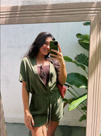 Short Linho Curto Unissex