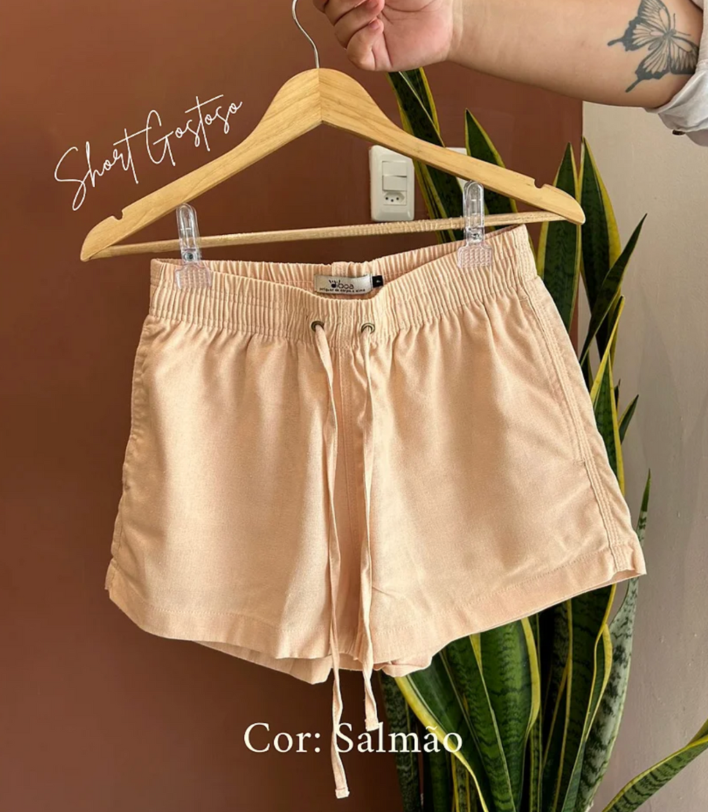 Short Linho Curto Unissex