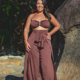 Conjunto Saída Eliora - Marrom