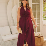 Conjunto Saída Eliora longa vinho