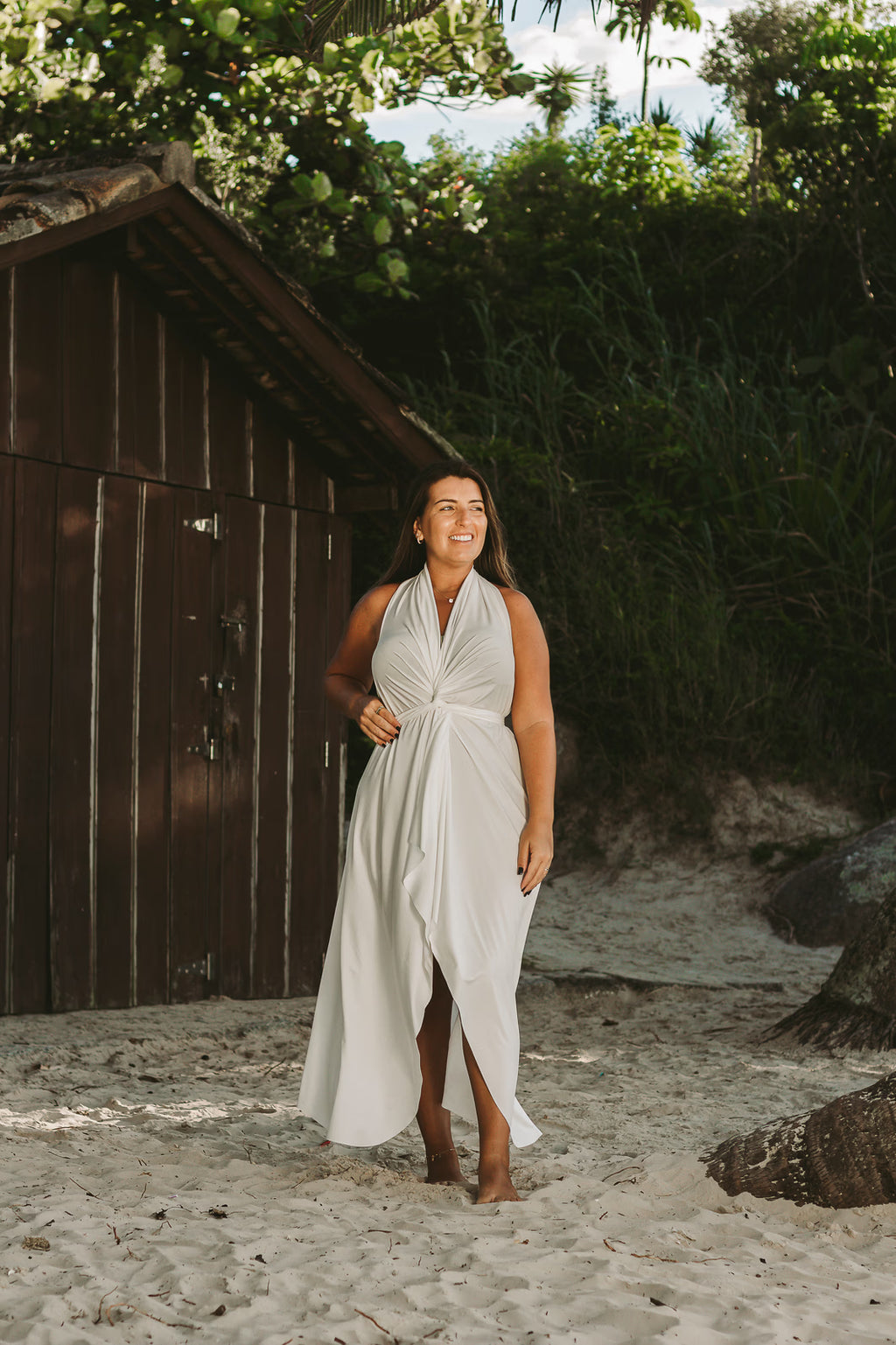 Conjunto Saída Eliora longa branca